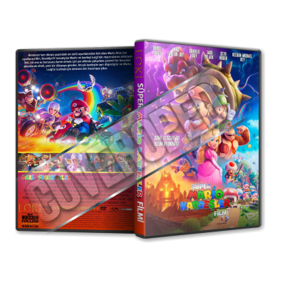 Süper Mario Kardeşler Filmi - The Super Mario Bros Movie - 2023 Türkçe Dvd Cover Tasarımı